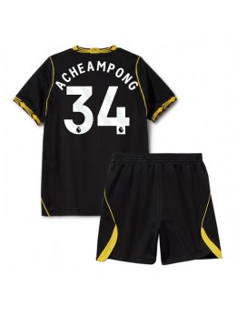 Chelsea Josh Acheampong #34 Replika Borta Kläder Barn 2026-27 Kortärmad (+ byxor)